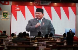 Pimpinan Dan Anggota DPRD Sumsel Mendengarkan Pidato Kenegaraan Presiden RI Prabowo Subianto