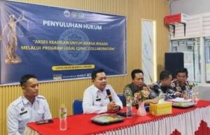 Kalapas Empat Lawang Bersama Kabag Hukum Setda dan Kemenag Gelar Penyuluhan Hukum bagi Warga Binaan