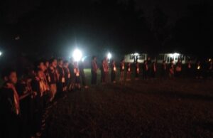 Siswa SDN Tridayasakti 04 semangat ikuti kegiatan Api Unggun di Bumi Perkemahan Cibubur