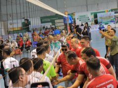 Duel Seru “Tim Berdaya vs Tim Sejahtera” Warnai Penutupan Turnamen Voli Walikota Cup 2025