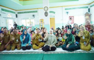 TP PKK Palembang dan Kecamatan Gandus Gencarkan Posyandu, Angka Stunting Turun Drastis