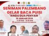 Seniman Palembang Gelar Baca Puisi “Rindu Dua Penyair 2026”
