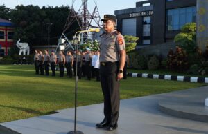 Wakapolda Sumsel Pimpin Apel Pagi Perdana, Tekankan Disiplin dan Profesionalisme Personel