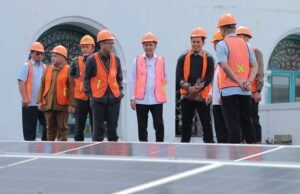 Ratu Dewa resmikan PLTS di Masjid Agung Palembang, hemat biaya listrik hingga Rp24 Juta per Tahun
