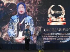 Pemred Sudut Pandang Umi Sjarifah Raih Anugerah INDOPOSCO 2026