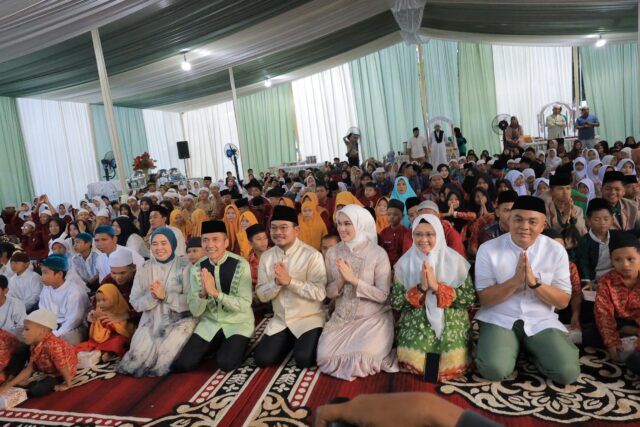 Ratu Dewa dan Prima Salam Gelar Tasyakuran dan Buka Puasa bersama anak yatim, peringati satu tahun kepemimpinan