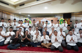 Pererat Silaturahmi, Kapoksahli Pangdam II/Sriwijaya Hadiri Pengajian Ramadhan di kantor BNI Cabang Palembang