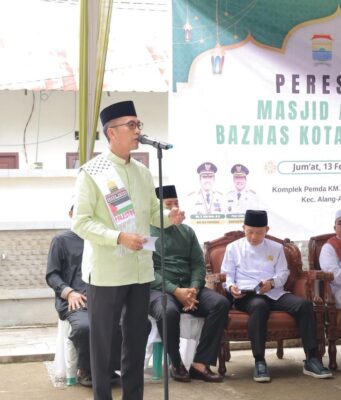 Safari Jumat, Ratu Dewa Resmikan Masjid Al-Fatah Baznas di Talang Kelapa