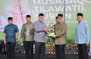 MTQ Ke-XXXI Resmi Ditutup, Sekda Palembang Apresiasi Sako Sabet Juara Umum I