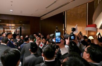 Diaspora Sambut Hangat Kedatangan Presiden di Tokyo