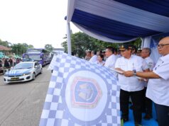 Balik Mudik Gratis dari Palembang ke Jakarta Dilepas, 5 Bus Angkut Pemudik Pasca Lebaran