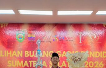 Abdillah Javier Nurgraha Raih Gelar Bujang Pendidikan Sumsel 2026
