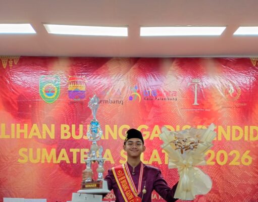 Abdillah Javier Nurgraha Raih Gelar Bujang Pendidikan Sumsel 2026
