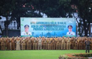 Halal Bihalal Pemprov Sumsel, Gubernur Herman Deru Ajak ASN Perkuat Kinerja dan Tingkatkan Pelayanan Publik