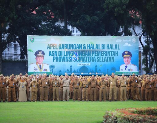 Halal Bihalal Pemprov Sumsel, Gubernur Herman Deru Ajak ASN Perkuat Kinerja dan Tingkatkan Pelayanan Publik