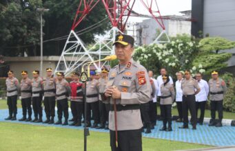 Kapolda Sandi Nugroho Audit Senjata Api Personel Polda Sumsel