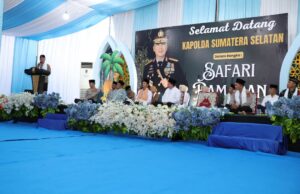 Silaturahmi dengan Warga Banyuasin, Kapolda Sumsel Tegaskan Kolaborasi Jaga Kamtibmas