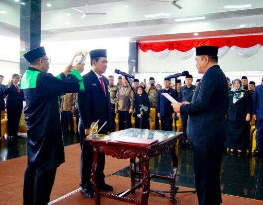 Muba Berbenah! Bupati H. M. Toha Tohet Lantik Sekda Baru dan Ratusan Pejabat, Tegaskan Integritas Jadi Harga Mati