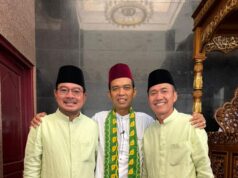 Wali Kota dan Wakil Wali Kota Safari Jumat Bersama Ustaz Abdul Somad di Masjid Assadah Polda Sumsel