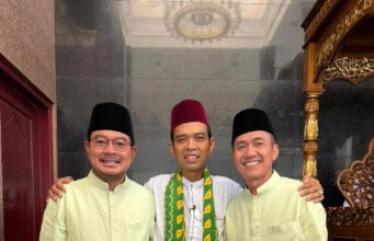 Wali Kota dan Wakil Wali Kota Safari Jumat Bersama Ustaz Abdul Somad di Masjid Assadah Polda Sumsel