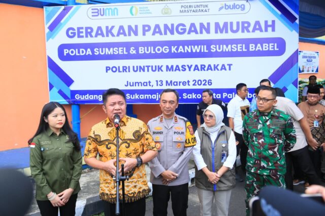 Gubernur Herman Deru Apresiasi Gerakan Pangan Murah, Upaya Tekan Panic Buying Jelang Idulfitri