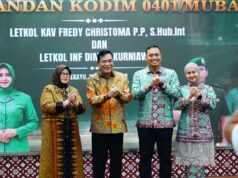 Pergantian Dandim 0401/Muba, Bupati Toha Harap Sinergi TNI dan Pemkab Muba Semakin Kuat