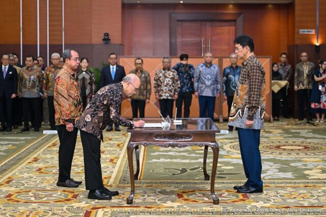 Menkeu Lantik Robert Marbun Jadi Sekjen Kementerian Keuangan