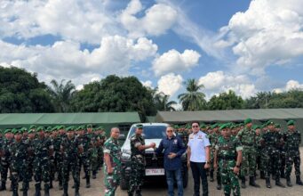 Tingkatkan Ketahanan Pangan, Yonif TP 984 TNI-AD Bermarkas di Lapangan Markas Besar PMPB Muba Timur