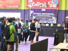 Kadispora Amri Beri Challange Ke PTMSI Kota Palembang