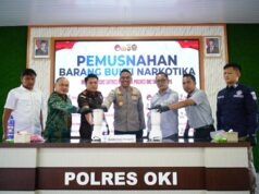 927 Gram Sabu Dimusnahkan, Polres OKI Guncang Jaringan Narkoba!