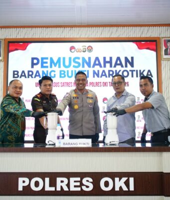 927 Gram Sabu Dimusnahkan, Polres OKI Guncang Jaringan Narkoba!