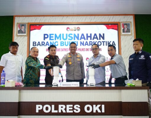 927 Gram Sabu Dimusnahkan, Polres OKI Guncang Jaringan Narkoba!