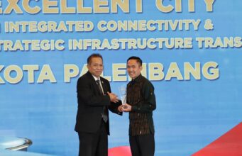 Berhasil membangun Infrastruktur konektivitas transportasi, Palembang Raih National Governance Award 2026