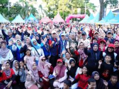 Sambut HUT Palembang ke-1343, Ribuan Warga IB I Padati Roadshow Jalan Sehat