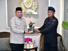 Ketua DPRD Provinsi Sumatera Selatan Terima Kunjungan Silaturahmi Dansat Brimob Polda Sumsel