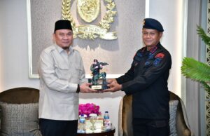 Ketua DPRD Provinsi Sumatera Selatan Terima Kunjungan Silaturahmi Dansat Brimob Polda Sumsel
