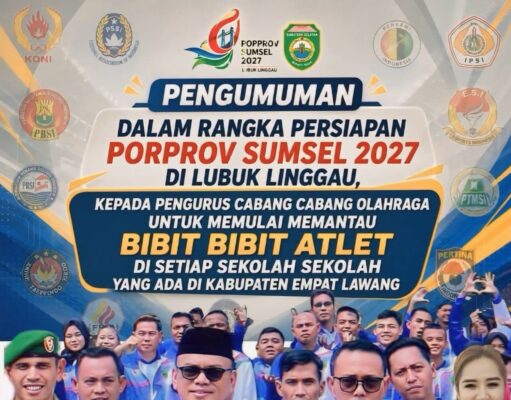 Empat Lawang Genjot Pembibitan Atlet, , Cabor Diminta Jemput Bola ke Sekolah Demi Porprov Sumsel 2027