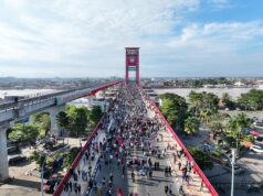 Tak Hanya Warga Palembang, Wisatawan Antusias Coba Car Free Day,Ratu Dewa Rencanakan Jadi Agenda Mingguan