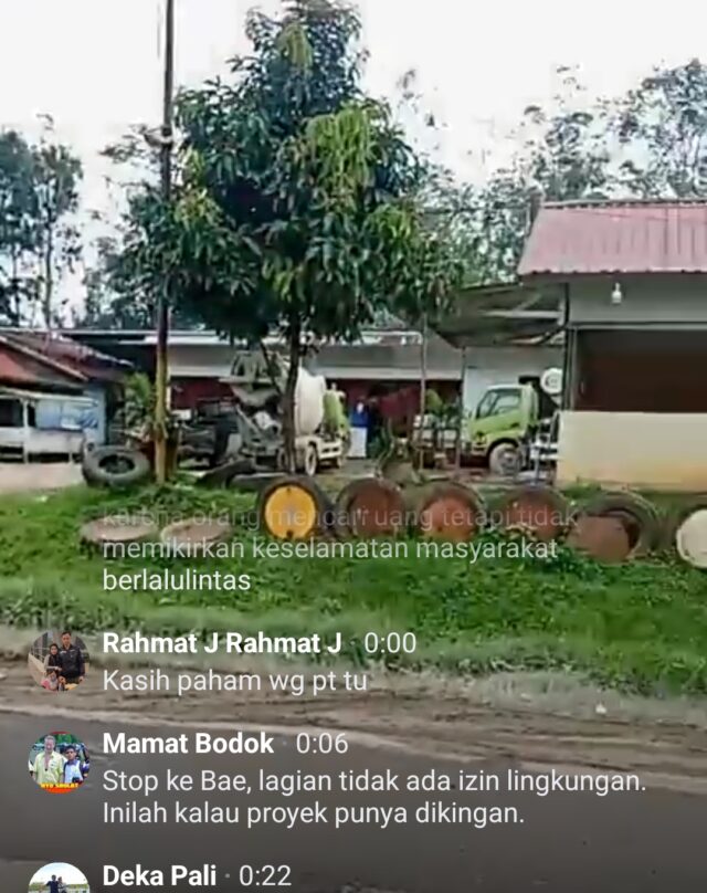 Batching Plant Simpang Raja,.Antara Beton, Debu, dan Ancaman Keselamatan
