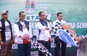 Wagub Sumsel Cik Ujang Ajak Warga Perkuat Kebersamaan dalam Jalan Santai HUT ke-80 Sumsel