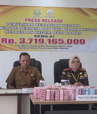 Tunggakan BPK Disapu Bersih: Kejari Musi Rawas Pulihkan Keuangan Negara, Rp3,7 Miliar Meluncur ke Kas Daerah