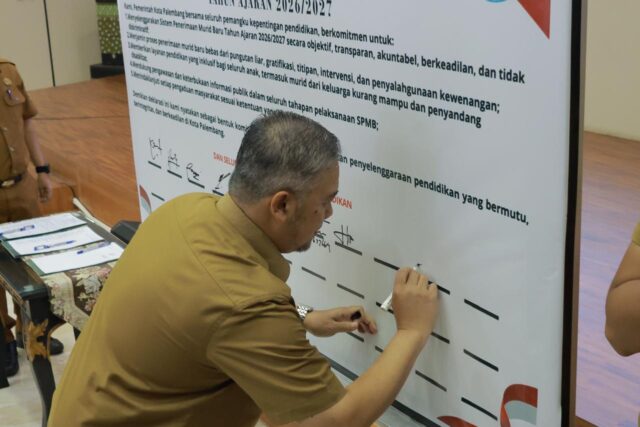 Tolak titipan dan pungli, Palembang Deklarasi Bersama SPMB 2026/2027