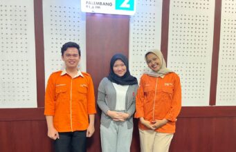 Mahasiswa Ilmu Komunikasi UIN Raden Fatah Palembang Promosikan Event “Gema Suara Nusantara” Melalui Siaran RRI Pro 2