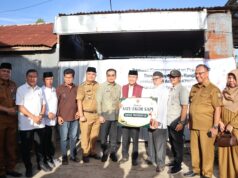 Ratu Dewa antarkan sapi kurban Presiden RI disambut Riuh warga SU 2