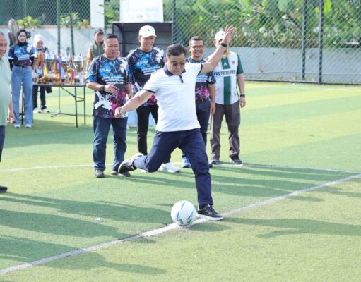 Pererat Silaturahmi Antar ASN, Turnamen Minisoccer Antar OPD Wali Kota Cup Darussalam Jilid V Resmi Digelar