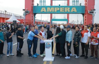 Palembang Resmi Luncurkan Car Free Day, Ratu Dewa: Ini Awal Budaya Kota Baru