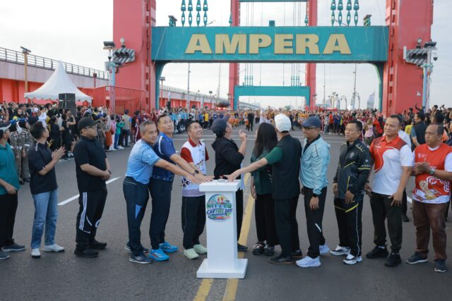 Palembang Resmi Luncurkan Car Free Day, Ratu Dewa: Ini Awal Budaya Kota Baru