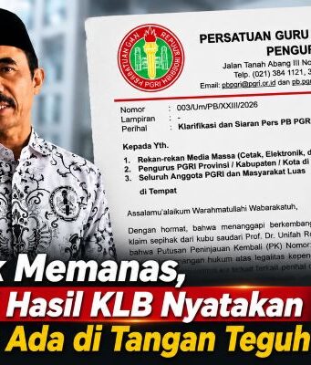 PB PGRI Kubu KLB Bantah Klaim Kemenangan Hukum Kubu Unifah Rosyidi