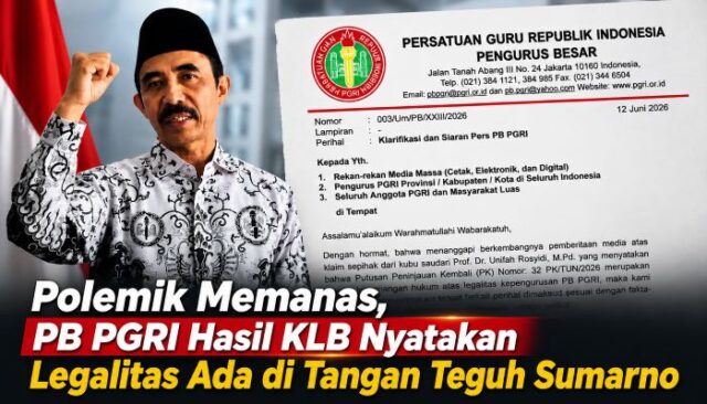 PB PGRI Kubu KLB Bantah Klaim Kemenangan Hukum Kubu Unifah Rosyidi