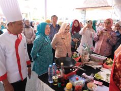Semarak HUT ke-1343 Kota Palembang, Dewi Sastrani Ratu Dewa Buka Lomba Masak Bersama Fiesta